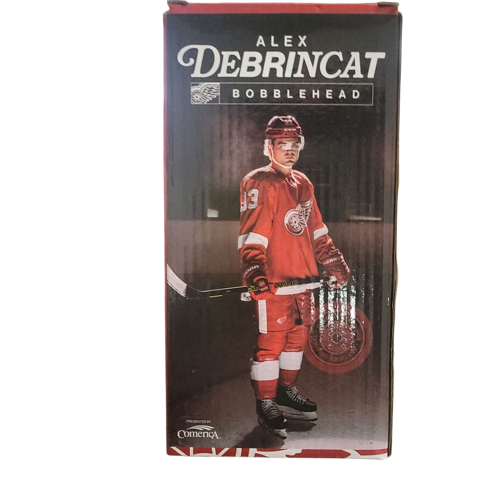 NHL DETROIT RED WINGS Alex Debrincat SGA Bobblehead 2024 PROMO HOCKEY-NEW - Picture 1 of 4